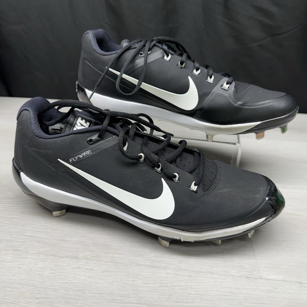 Nike Air Clipper Metal Baseball Cleats Size 14 Black 880261-010 Low Flywire NEW